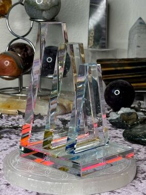 Lucite Miami Beach Vibes Bookend - LMB02
